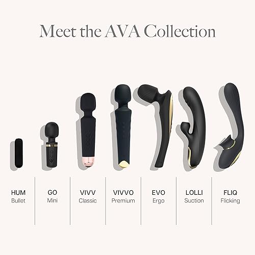 Miniatura 69 de Ava Vibrador de varita sexual [vibrador estimulador de clítoris] Vibrador para mujer Juguete sexual Regalos para mujeres 20 patrones y 8 Beige