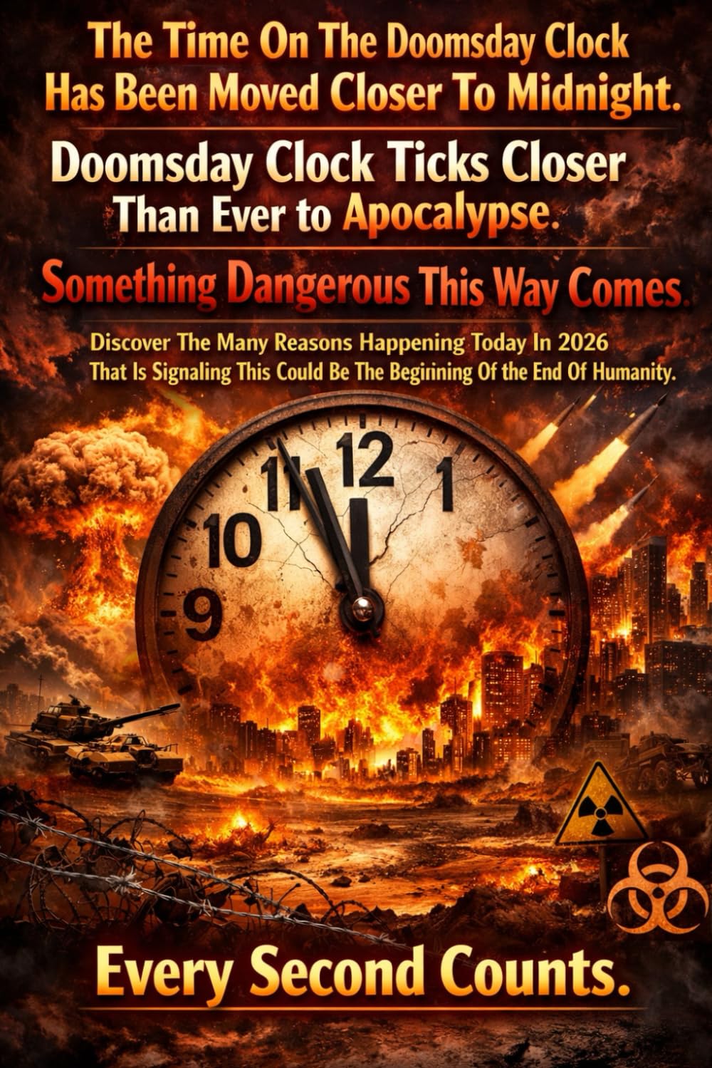 The Time On The Doomsday Clock Has Been Moved Closer To Midnight: Something Dangerous This Way Comes In 2026