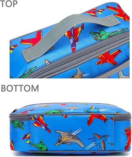 Miniatura 7 de Bolsa térmica Flowfly para lonchera, minibolsa con aislamiento, para la vuelta a la escuela, para niño y adulto, fighter