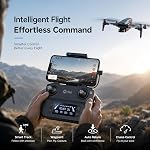 Holy Stone HS600D GPS Drone with 4K Camera | For Adults, 3-Axis Brushless Gimbal, 4K/30FPS Video, 48MP Photo, 80Min Flight, GPS Return, 20000Ft Transmission, QuickShot