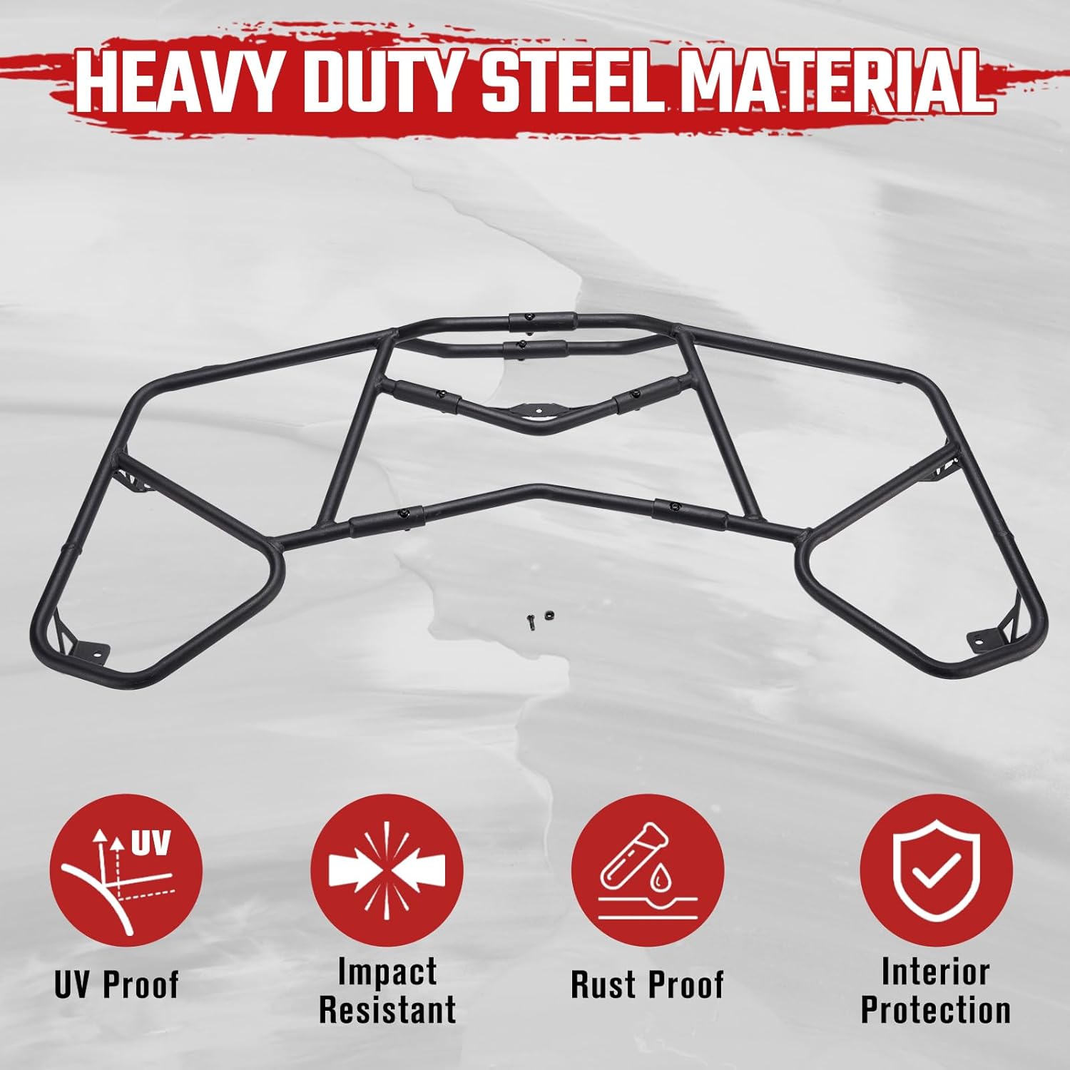 A & UTV PRO Front Rack for Polaris Sportsman 850/850 SP/XP 1000 / XP 1000 S 2017-2024, Heavy Duty Steel ATV Luggage Cargo Rack Extender Accessories, Replace OEM # 2883257