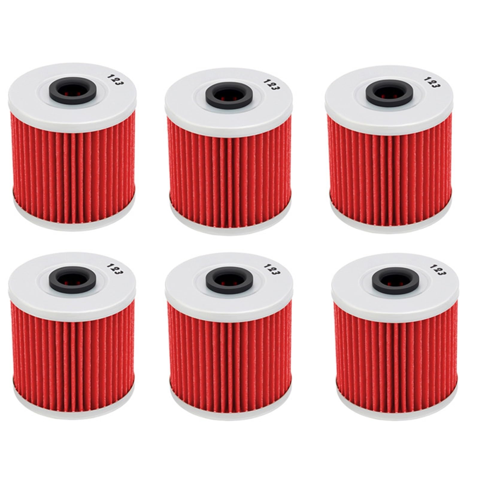 filtr oleju motocyklowego Pasuje do Kawasaki KLF KSF KLT200 300 KL600 KL650 KLX650 BJ250 Z250 KZ250 KLF300 KLF220 16099-004 Filtr oleju motocyklowego(6 PCS)