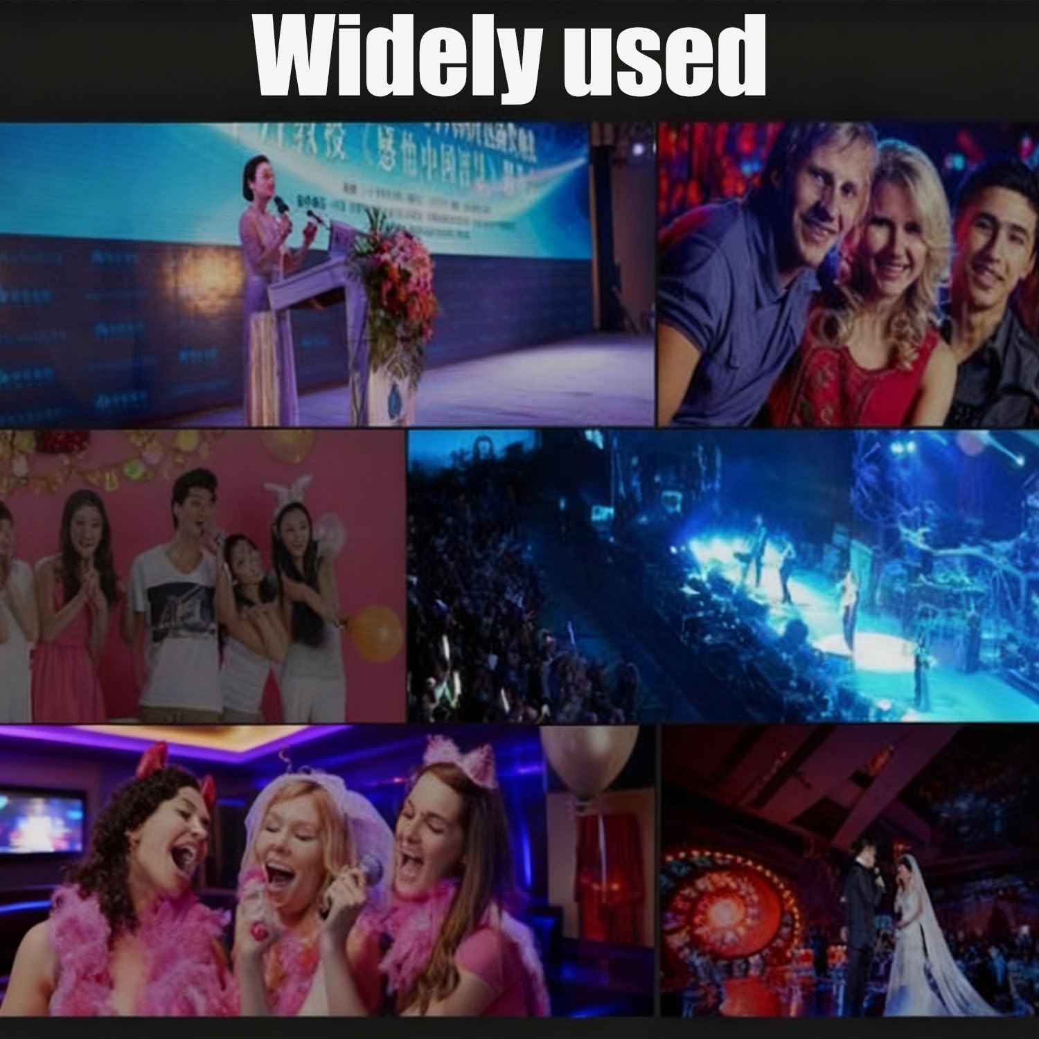 Procesador de audio profesional anti-acoples, efector digital de preamplificación para KTV, modo de reverberación, calidad de audio inteligente sin pérdidas, ecualizador doméstico con pantalla LCD HD