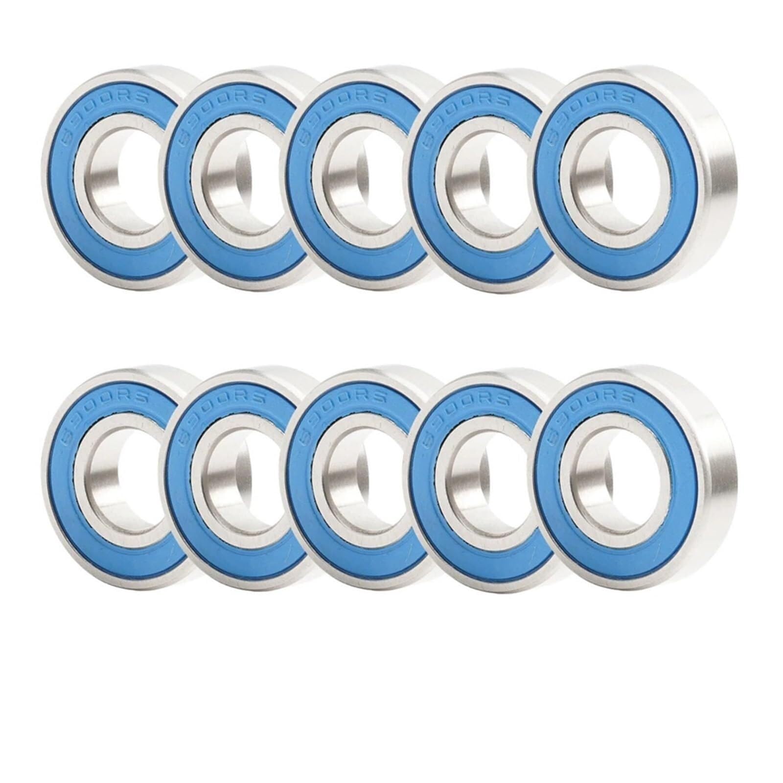 Aspectos, 6900RS Rodamiento 10PCS 10x22x6 Mm ABEC-3 Hobby Electric RC Car Truck 6900 RS 2RS Rodamientos de bolas 6900-2RS Azul Sellado