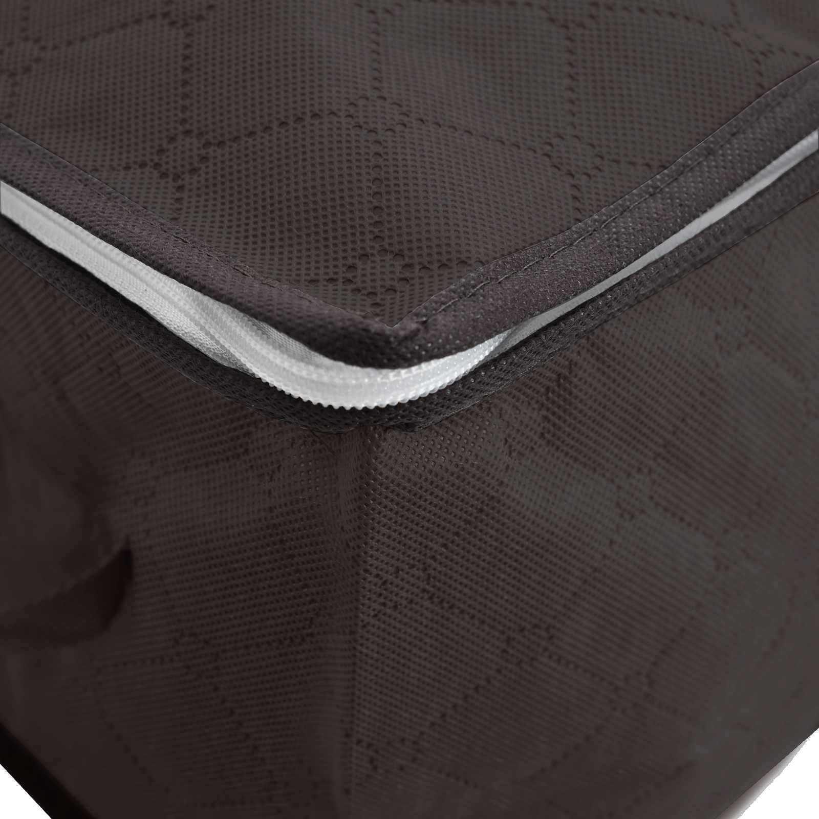 Générique Scatola portaoggetti da 6 pezzi con finestra in PVC trasparente e tessuto traspirante, pieghevole per sotto il letto, ampia apertura a doppia cerniera e comode maniglie per abbigliamento