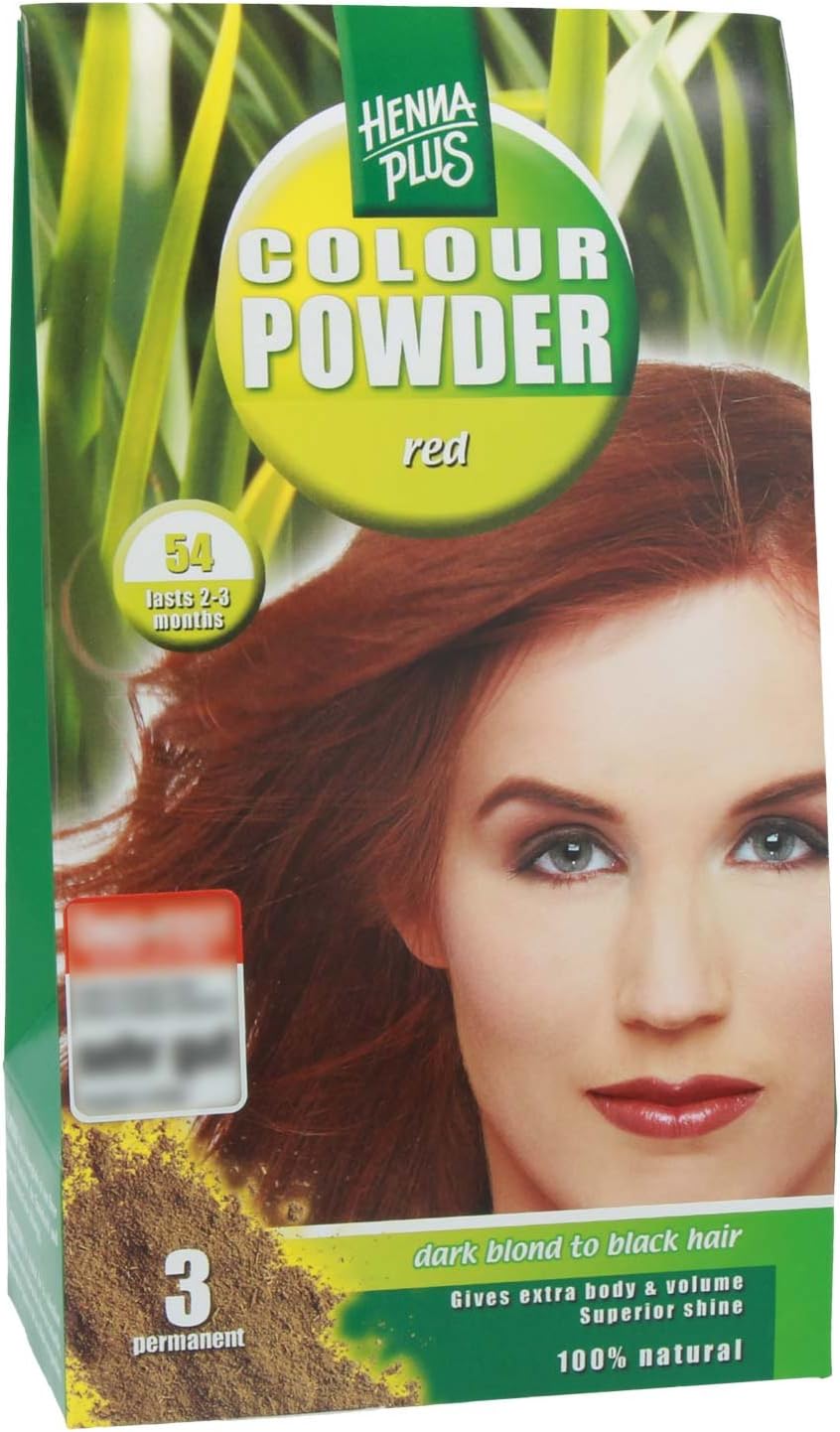 Henna Plus Permanent Hair Colour Powder - Red