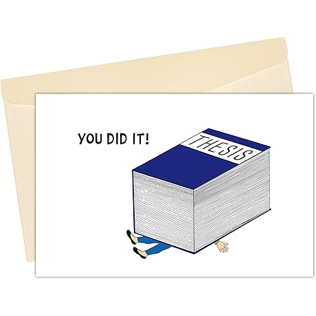 Sarcastic Celebrate Graduation Card | PhD/Master's Degree Hilarious Congratulations Card