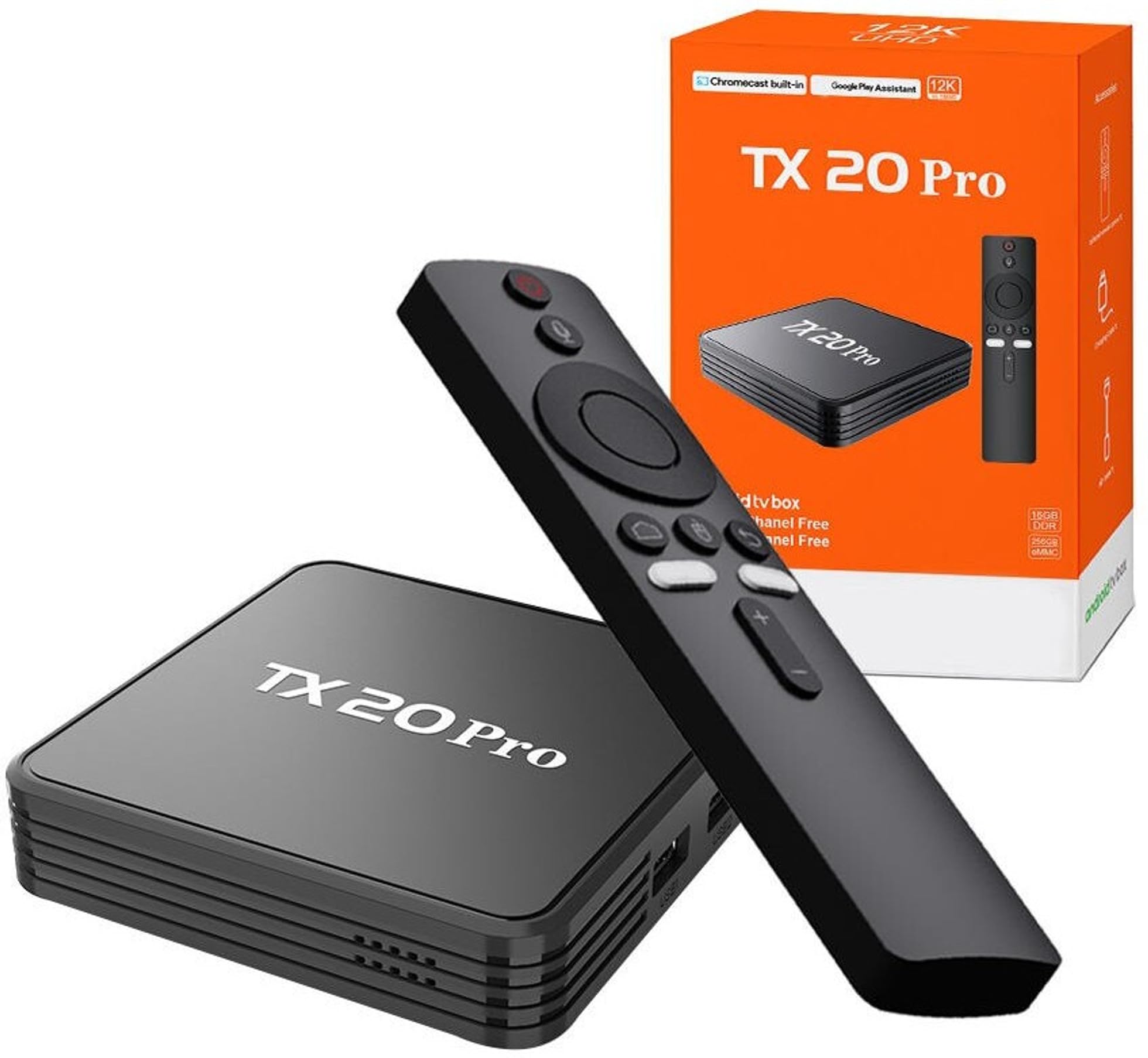 TX20 Pro Android Smart TV Box, 4K Ultra HD, 8Gb Ram/128gb ROM