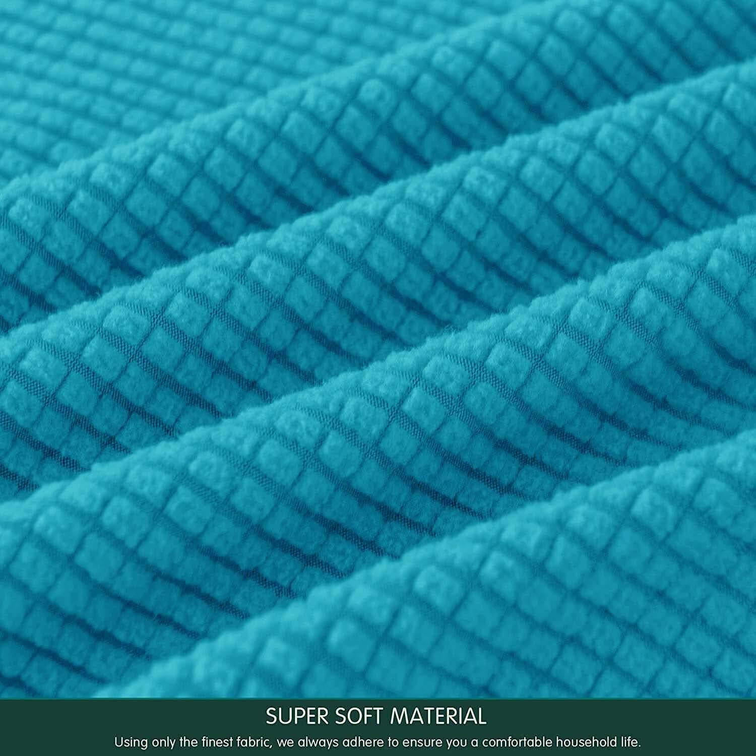 Copri Pouf Rettangolare Elasticizzato - Fodera Lavabile Per Ottomano, Sgabello, Sedia - Foto 11