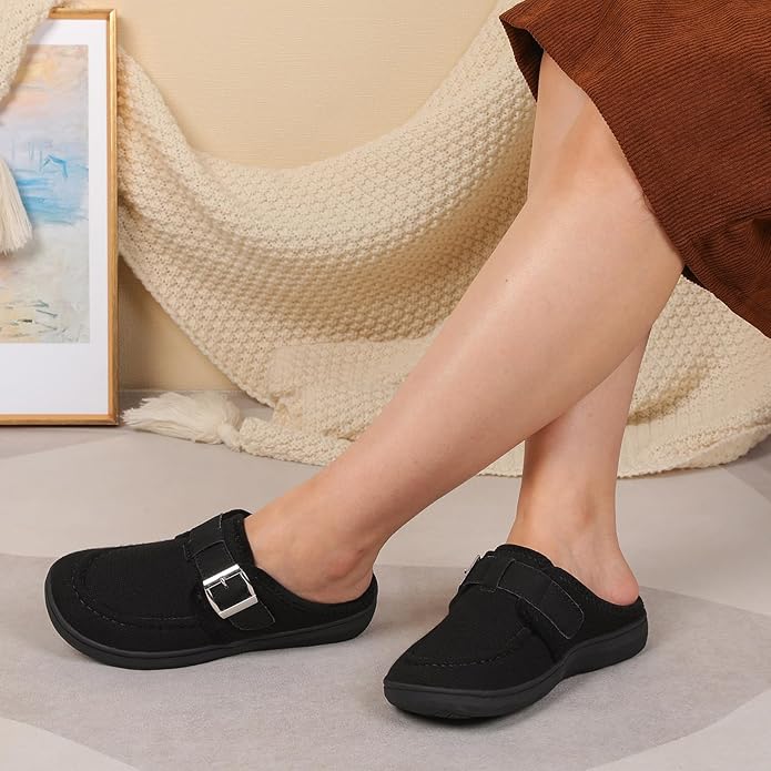 Pantuflas Mujer Ajustables Ancha Memory Foam miniatura 2