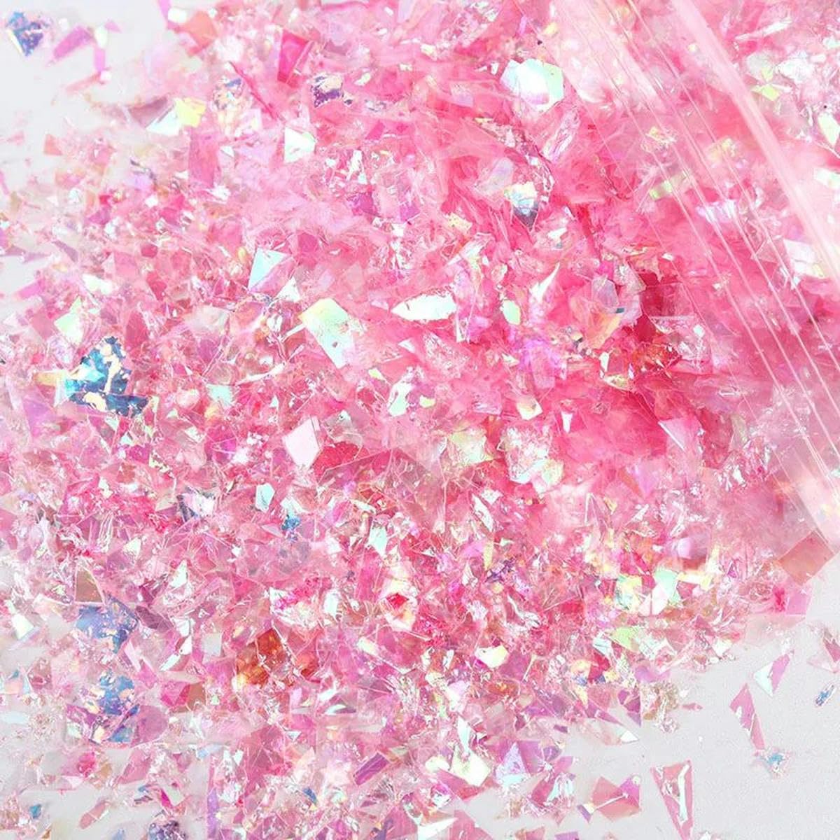 500g olografico misto carta conchiglia grosso glitter per unghie paillettes fiocchi scintillanti fette manicure corpo occhi viso glitter-azzurro-500g