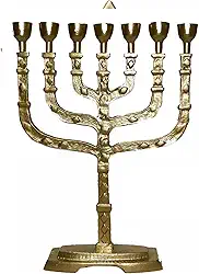 Candelabro Sete Pontas - Menora Grande 35cm