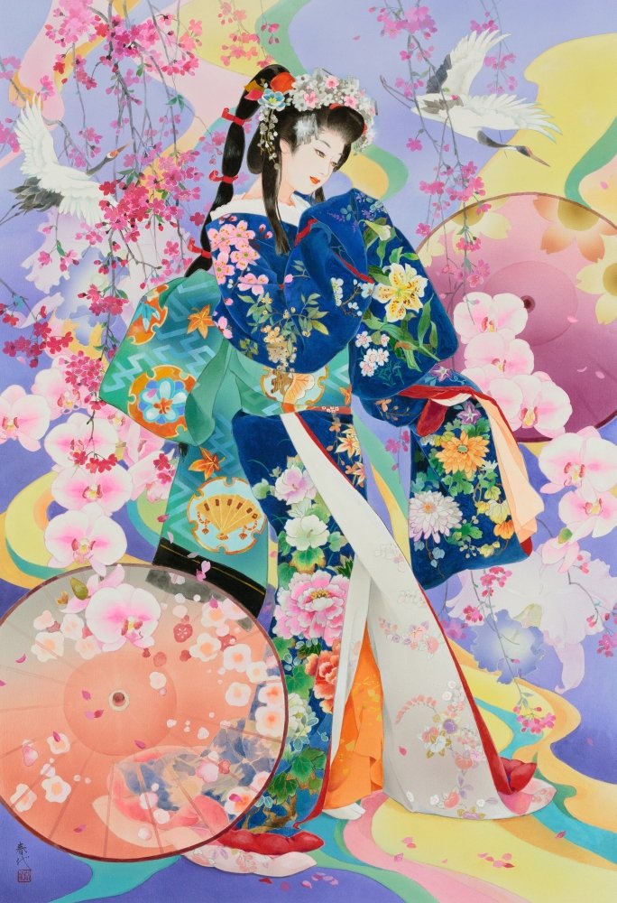 Amazon.co.jp: Posterazzi 森田春代作ポスタープリント(12×18) : Home