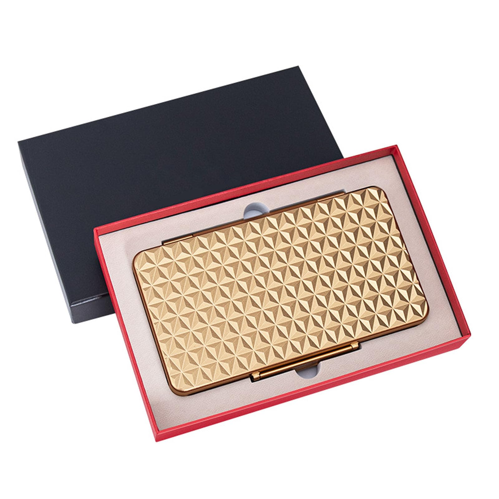 Przenośny Humidor Na 5 Cygar – 3 Cm Ultracienka Obudowa Z Aluminium Lotniczego Z Wodoodporną Uszczelką | Smukły, Podróżny Uchwyt Na Cygara(Color:A)