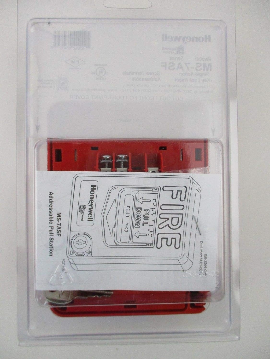 FCI GAMEWELL MS-7ASF - Manual Addressable Fire Alarm Pull Station
