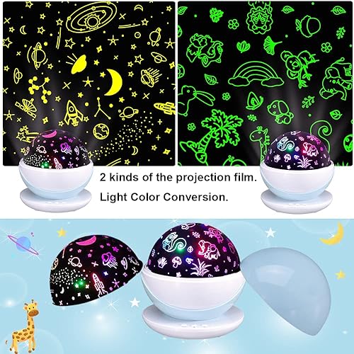 Miniatura 5 de Luces LED para dormitorio, decoración de habitación de Feliz Navidad, proyector de astronauta, proyector de estrellas y proyector de patrón de