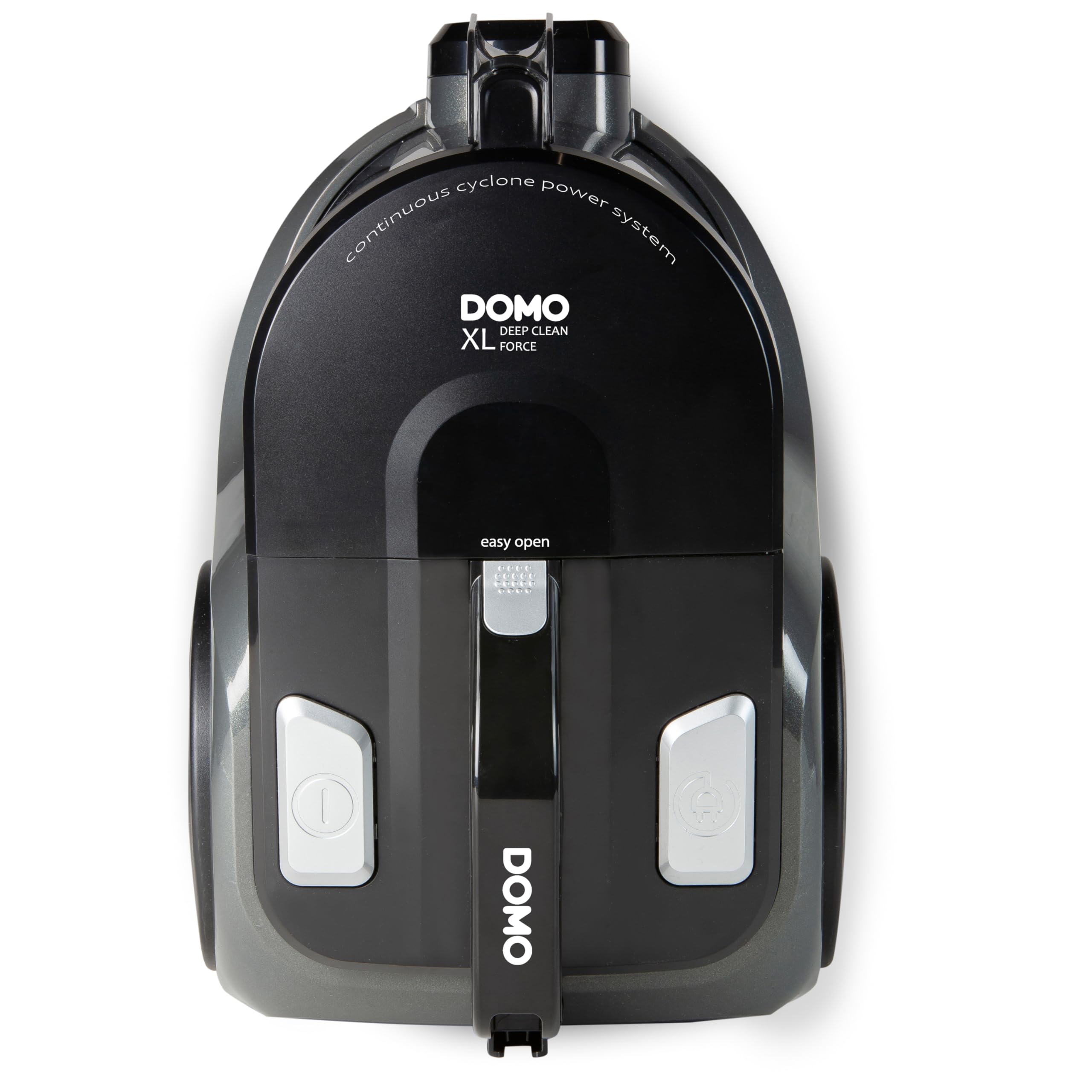 DOMO DO7295S Beutelloser Staubsauger - 2,5L - 850W - Zyklon XL Force - Geräuscharm - HEPA-Filter - ‘Deep Clean’ Technologie - Inkl Eco-Bodendüse, Fugendüse, Parkettdüse, Staubbürste - Schwarz