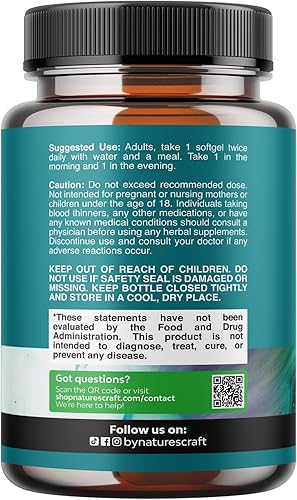 Vista 2 de Natures Craft AREDS 2 Suplemento de salud ocular a base para adultos, AREDs, 2 vitaminas oculares para la visión, protección de luz azul, soporte
