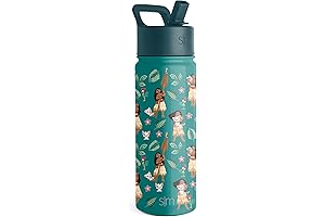 Simple Modern Disney Moana Kids Water Bottle with Straw Lid