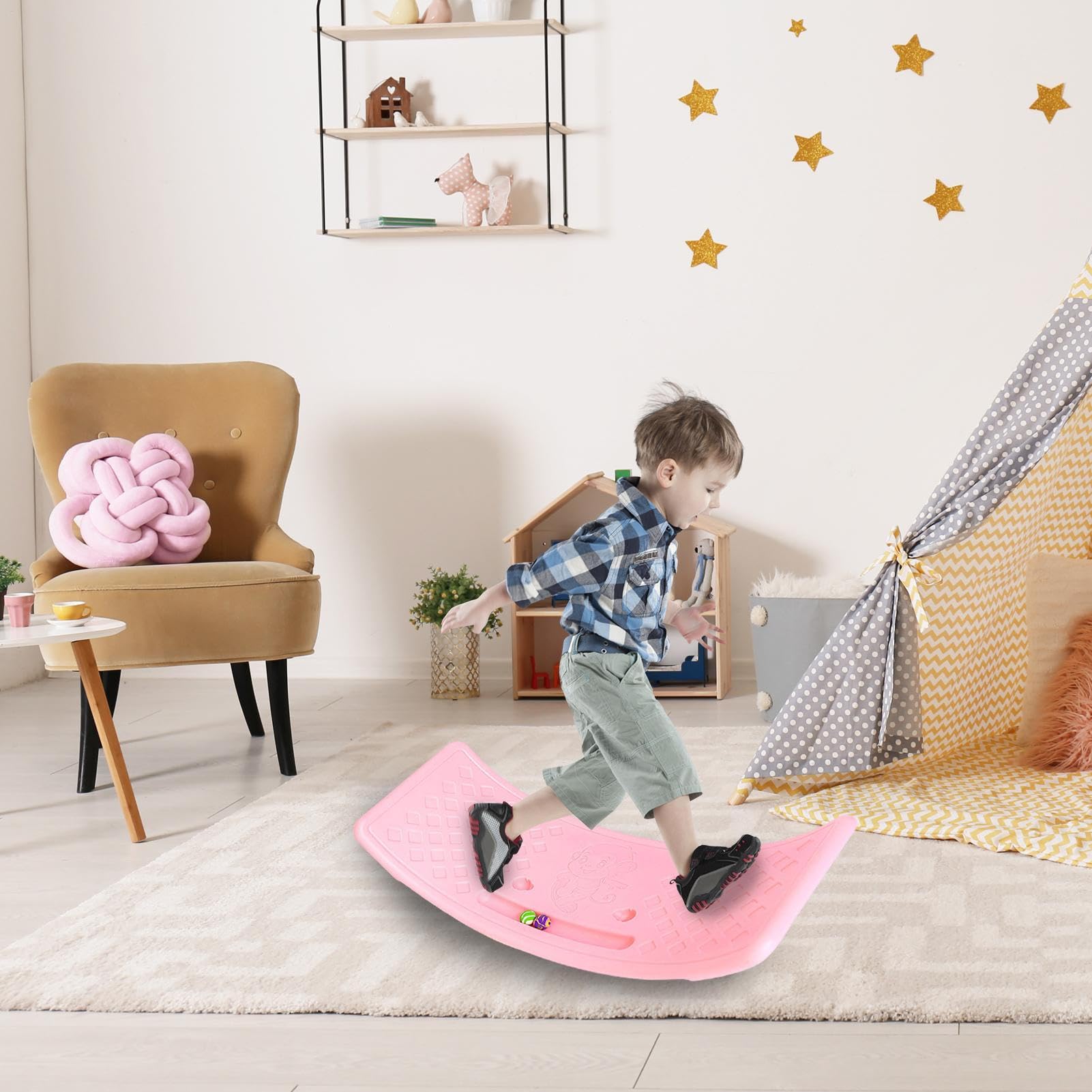 Balance Board per bambini, tavola basculante per bambini, per imparare