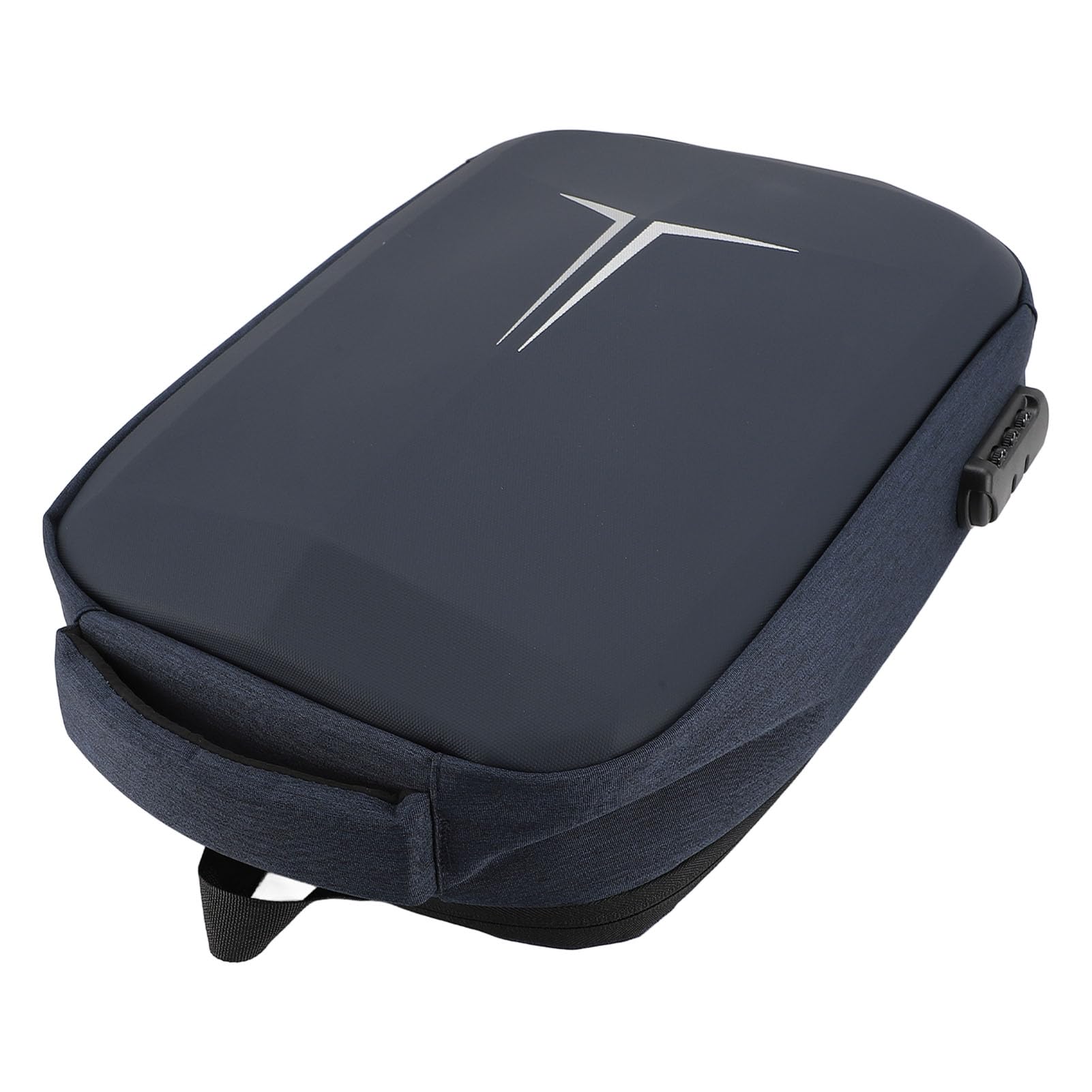 Jiawu Mini Bolsa de Viaje, Estuche de Transporte para Exteriores Mochila Satelital Impermeable con Cerradura, Bolsa de Almacenamiento de Accesorios para Platos (Blue)