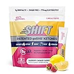 Real Ketones BHB Exogenous Ketones Drink Mix Packets | Electrolytes Powder Packets No Sugar, 4 Main Fasting Electrolytes Plus Hydrating Patented Keto BHB - 30 Count Raspberry Lemonade