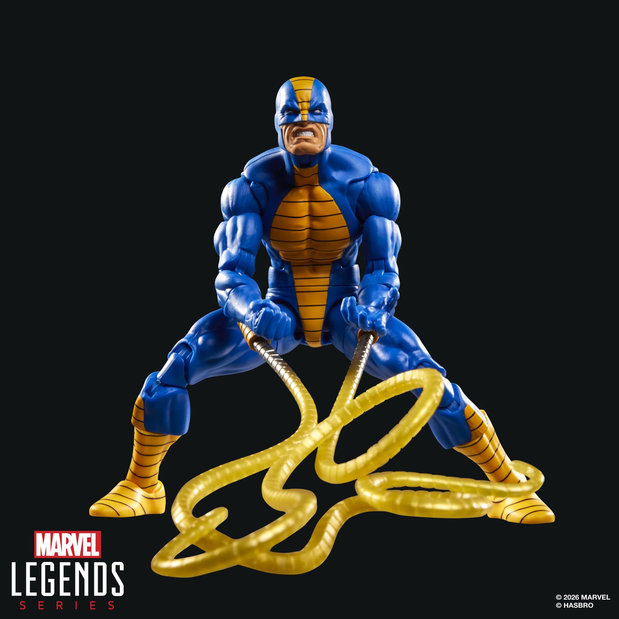 Marvel Legends Series, Secret Wars, Constrictor, Figura Retro Coleccionable de 15 cm con Escudo lenticular, Inspirada en los cómics de Marvel