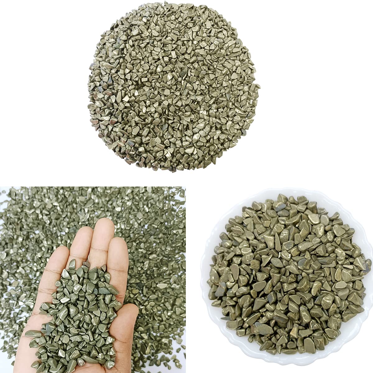 9dzine Golden Pyrite Tumble Chips Stone Crushed Crystal Peru Pyrite Irregular Shape Stones Chips for Garden and Landscape Table Reiki 1 lb Golden (460 Gm) (B0C27W9G6F) Amazon Price History, Amazon Price Tracker