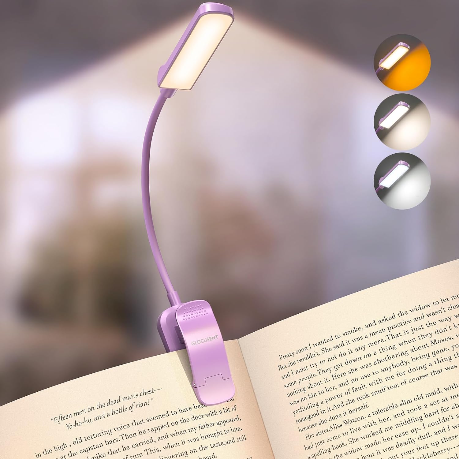  13 LED Book Lights for Reading at Night, Gifts for Book Lovers