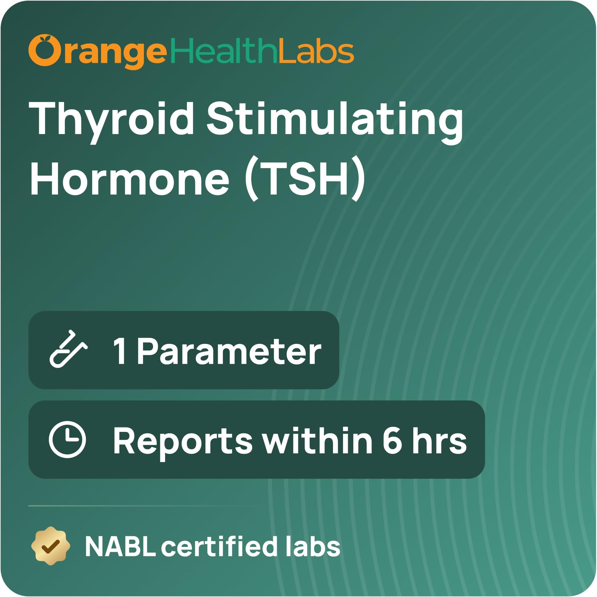 Thyroid Stimulating Hormone (TSH) | Reports in 6 hours | No-Fasting Required | Orange Health Labs | NABL & ICMR Certified Labs | TSH test | Thyrotropin test