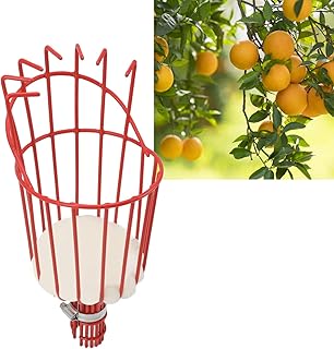 Fruit Picker Basket, Fruit Picker Tool with Cushion to Prevent Bruising, Fruit Harvesting Tool for Apples Orange Lemon Pear Mango (Head Only, Pole Not Included)