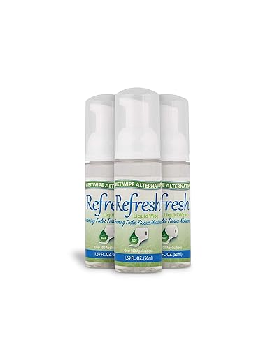 Refresh Liquid Wipe Toilet Paper Foam – Flushable Wet Wipe