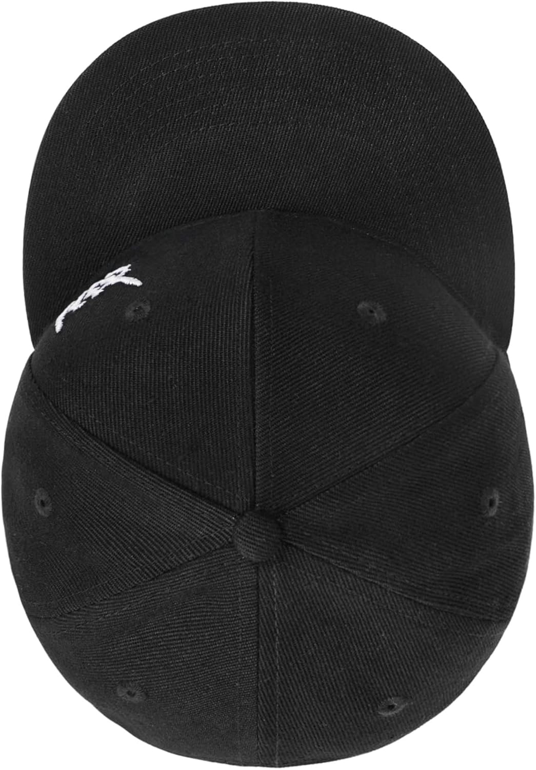 Gothic Skeleton Hand Flat Brim Hat Embroidery Skull Finger Cap Adjustable Snapback - Image 6