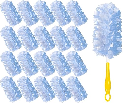 Miniatura 6 de Recambios de plumero para plumeros Swiffer, plumero de ventilador de techo, repuesto de alta resistencia 360 (40 recambios + 2 mangos)