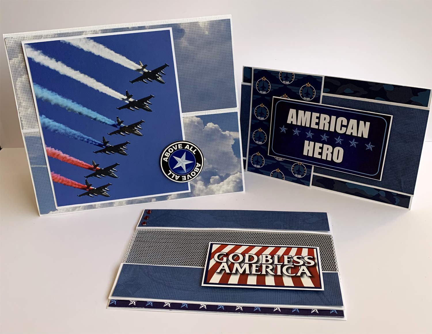 Reminisce Air Force Scrapbook Collection Kit, Multi Color Palette, 12x12 inches