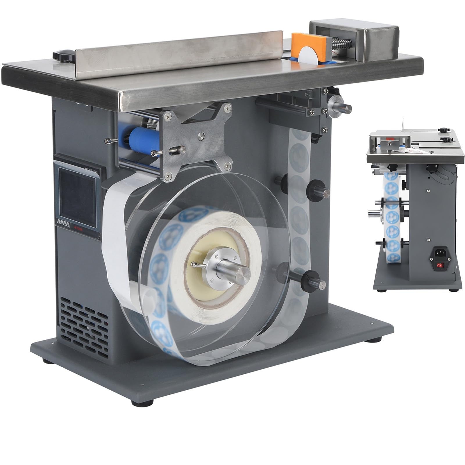 Halbautomatische Etikettiermaschine für 90-Grad-Ecken und Kartons 25to30mm