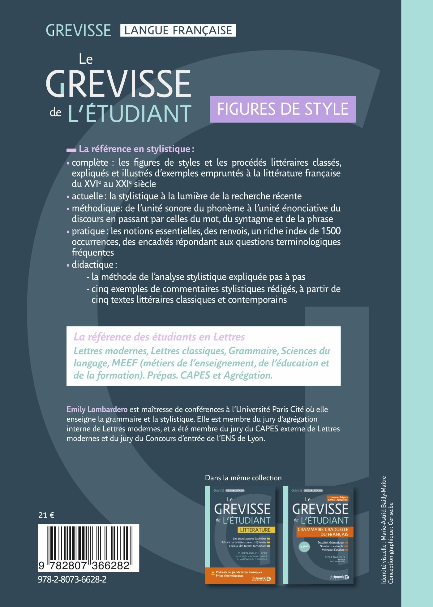 Grevisse de l'étudiant - Figures de style: Licence - Prépas - CAPES - Agrégation