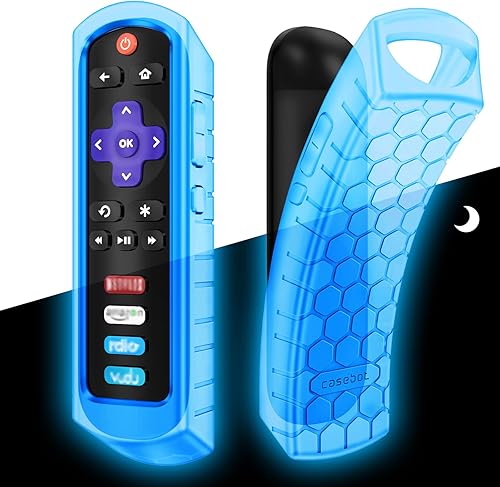 Fintie Funda protectora para Roku Steaming Stick 3600R, TCL Roku TV RC280 RC282 mando a distancia - CaseBot (serie Honey Peine), peso ligero