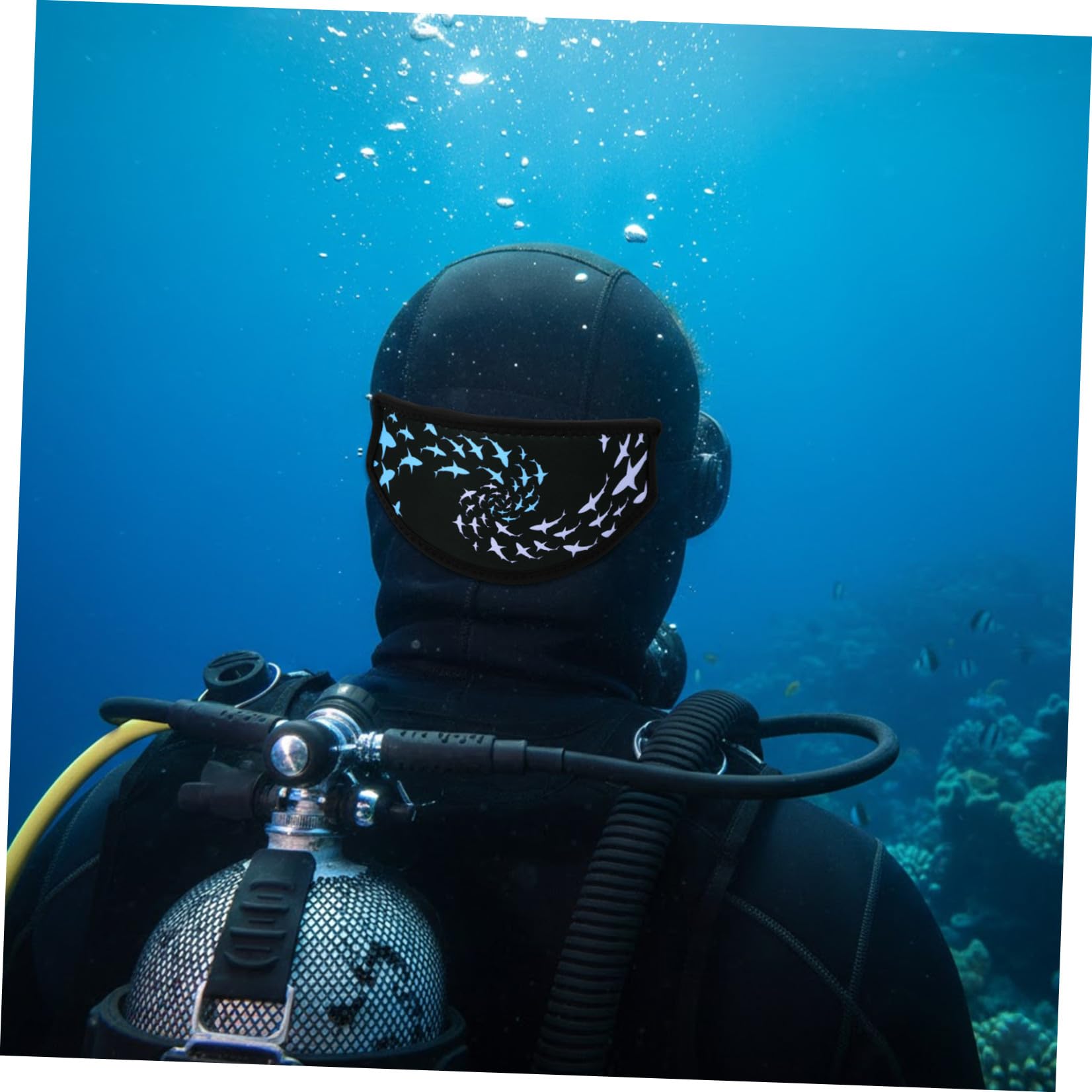 Healeved 2 Pezzi Copri Cinturino Compatibile per in Neoprene Doppio Strato Fascia per Chioma Anti-groviglio Maschera da Snorkeling per Immersioni Subacquee e Sport Acquatici per Adulti Uomo
