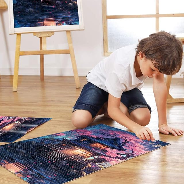 Foto 4 de 6 de Rompecabezas de 1000 Piezas para Adolescentes Pintura al óleo Japonesa Juguetes de Juego Actividades…