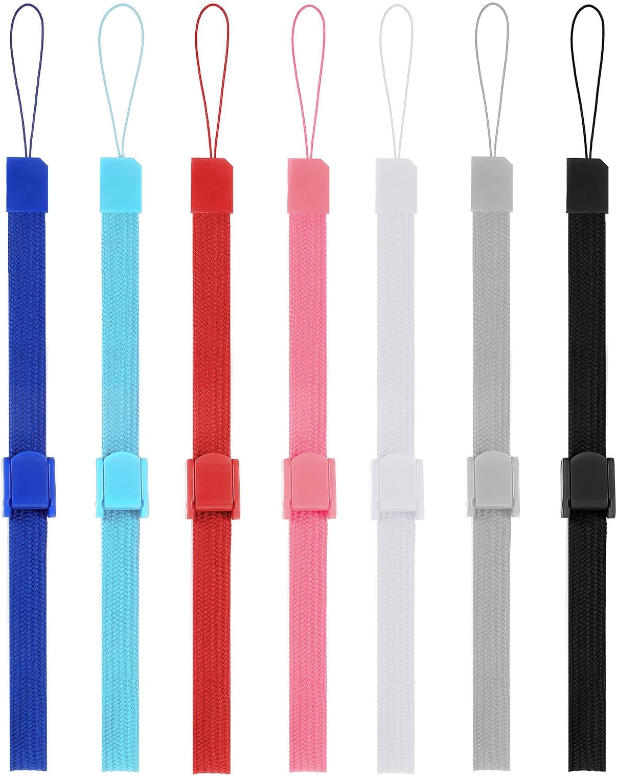 10 PCS Adjustable Wrist Strap, Hand Wrist Strap Multi Purpose Remote Lanyard Wristbands with Lock Phone Straps Wrists Straps Lanyard for Remote Controller Phone Camera MP3