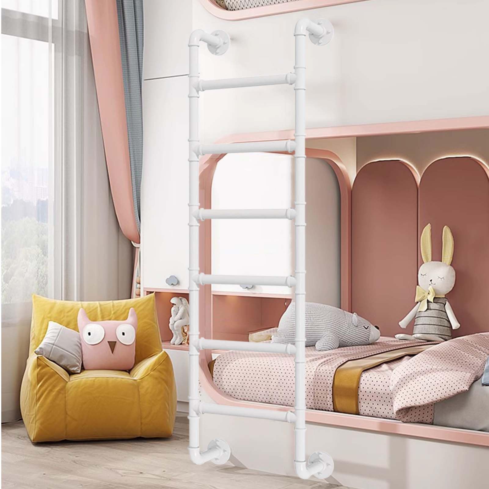 Échelle en métal pour lit superposé résolvant le manque de place dans votre loft