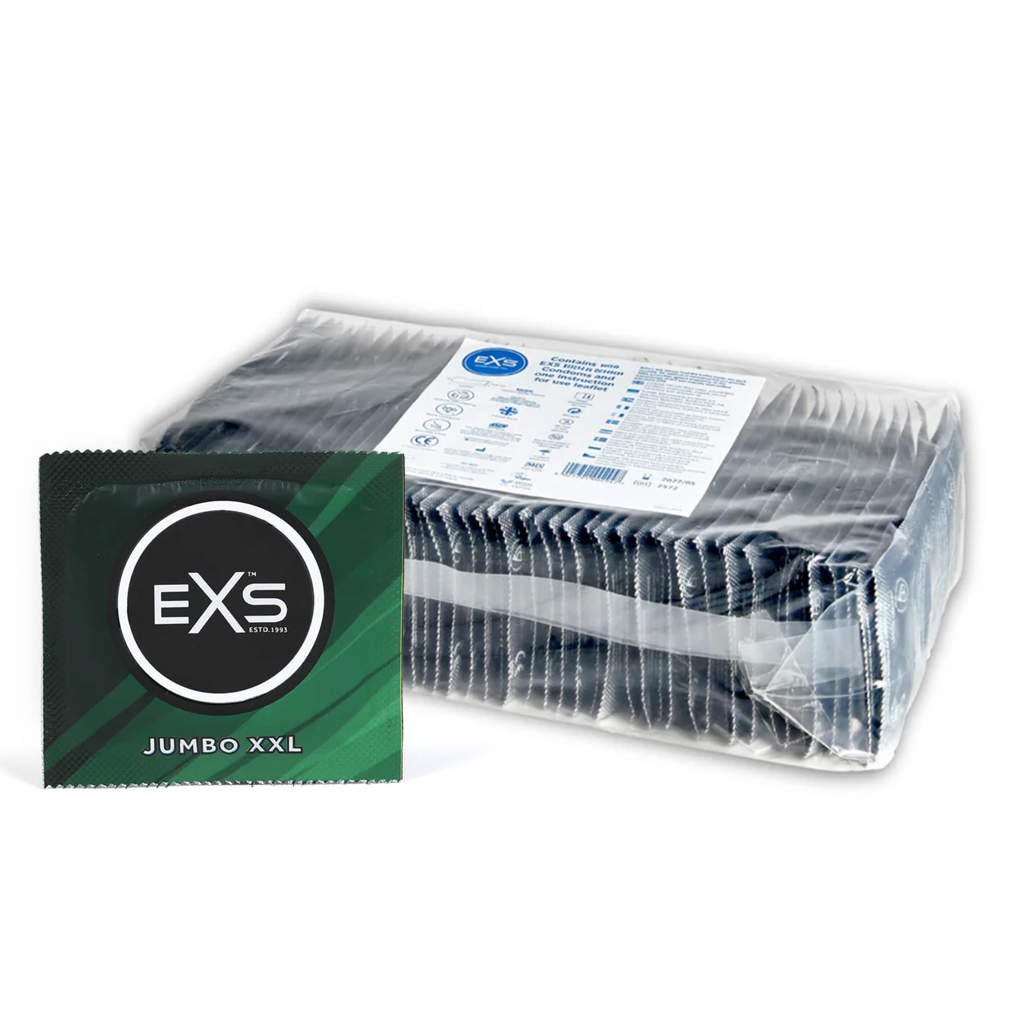 EXS Jumbo 69, préservatifs très grands, 1 x 144 pc.