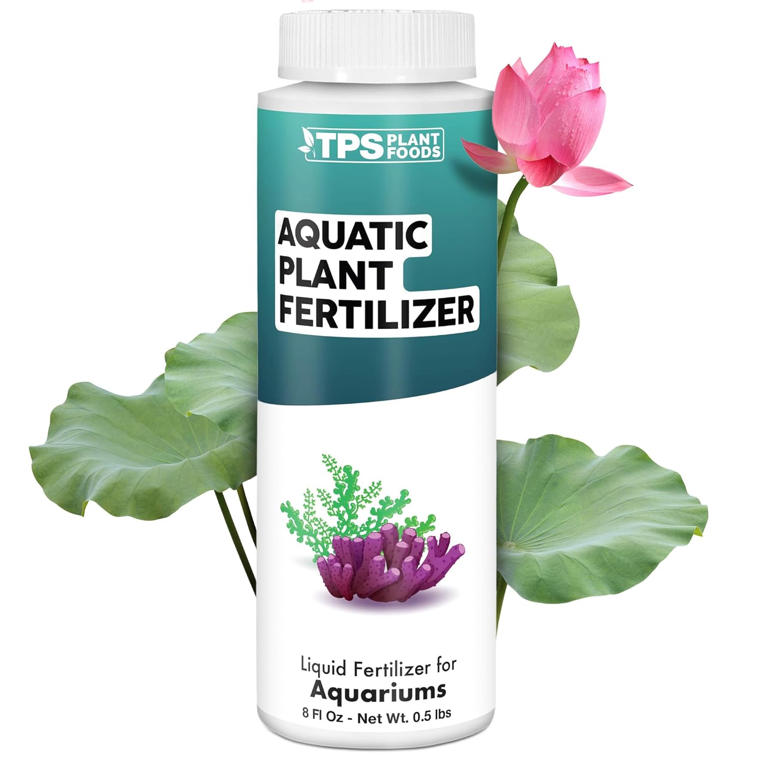 Aquatic Plant Fertilizer – Liquid Plant Food for Lush Growth, Vibrant Color & Healthy Aquarium Plants, 32 oz