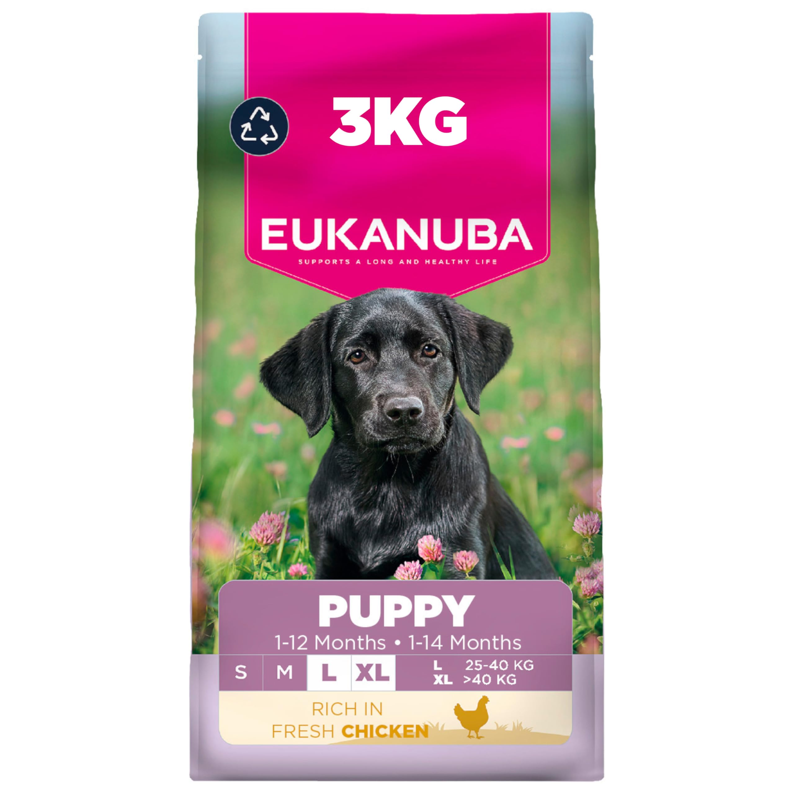 Eukanuba Premium Nutrition Puppy Large & Giant Breed Chicken - Economy Pack: 2 X 3Kg