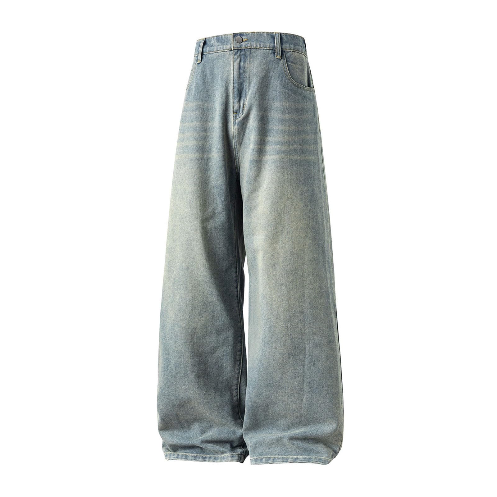 Pantalon Vaquero Mujer Vaqueros Elasticos Pantalones Baggy Tejanos Ligero Tallas Grandes Anchos Pantalón Rectos Ropa Casual Invierno Primavera Jeans