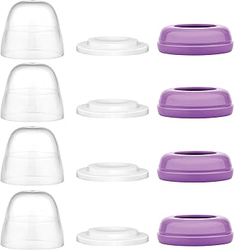 Maymom Bottle Dome Cap, Bottle Top, Sealing Disk Compatible with Lansinoh Bottle, Momma Bottles, Not Original Lansinoh Pump Parts, Signature Pro,Smartpump, Manual Breastpump