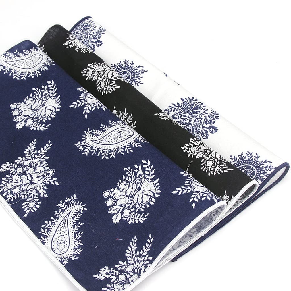 Męskie poszetki, Garnitury Chusteczki kieszonkowe 25cm*87cm Męskie chusteczki do nosa Kratka Moda Ręcznik na klatkę piersiową Chusteczka(Black)