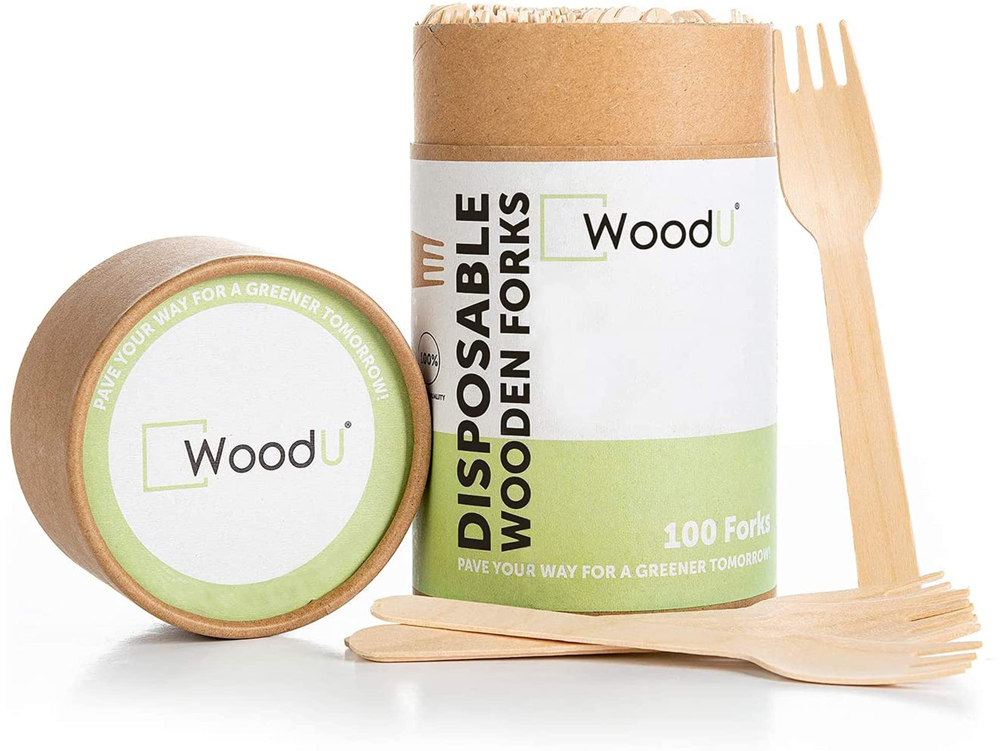 Buy Disposable Wooden Forks 6" Natural Birch Wood Biodegradable