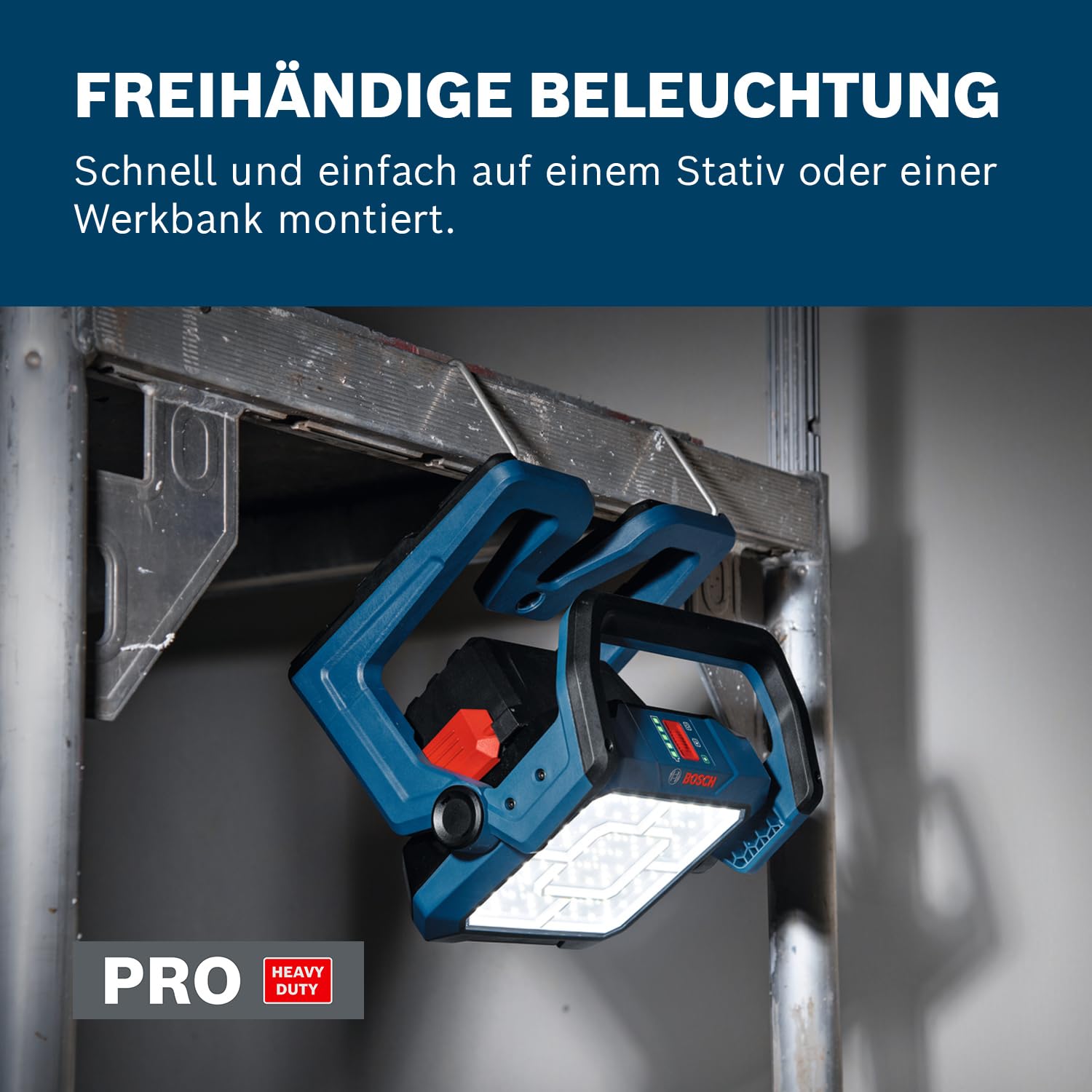 Bosch PRO 18V System Akku-Leuchte GLI18V-5000 (ohne Akku)